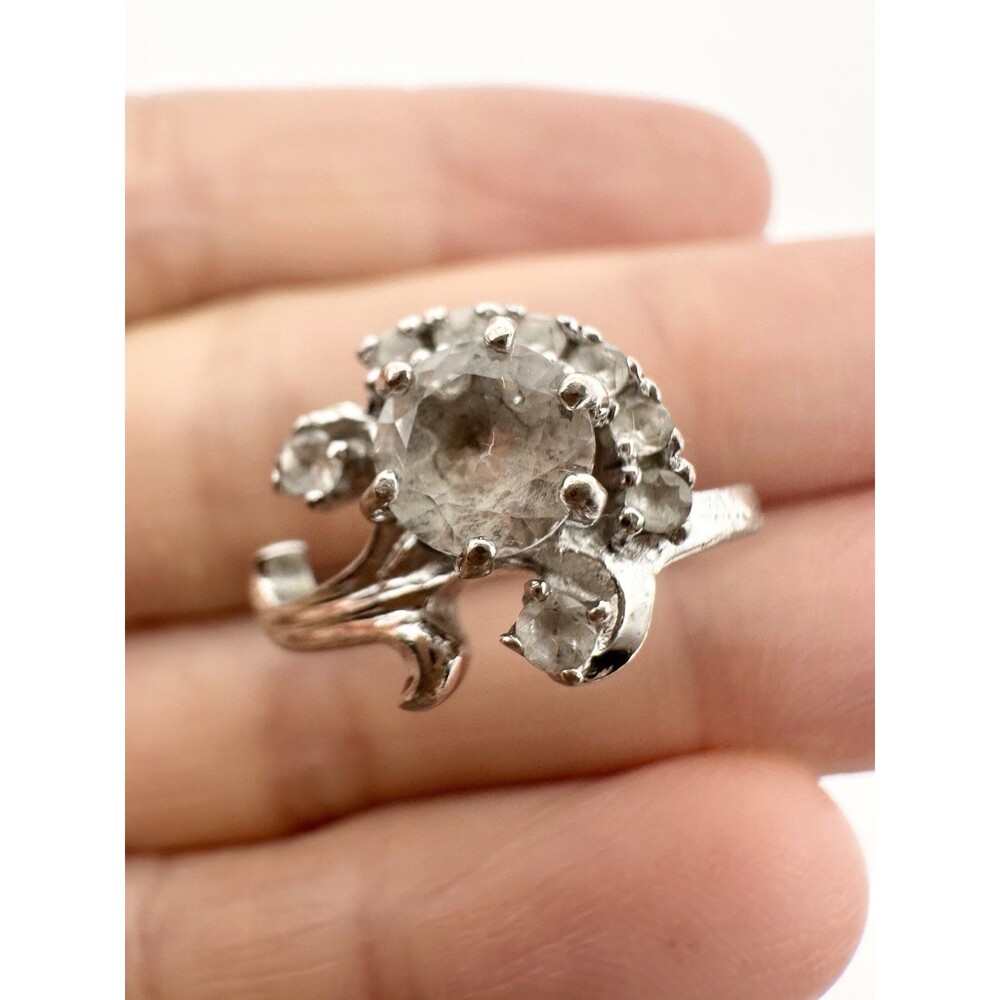 Vintage 14k Gold Electroplated Natural Spinel Ring Size 6